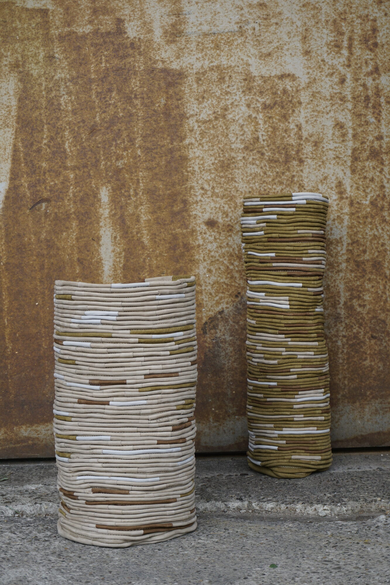 Bordo al Centro — two woven baskets
