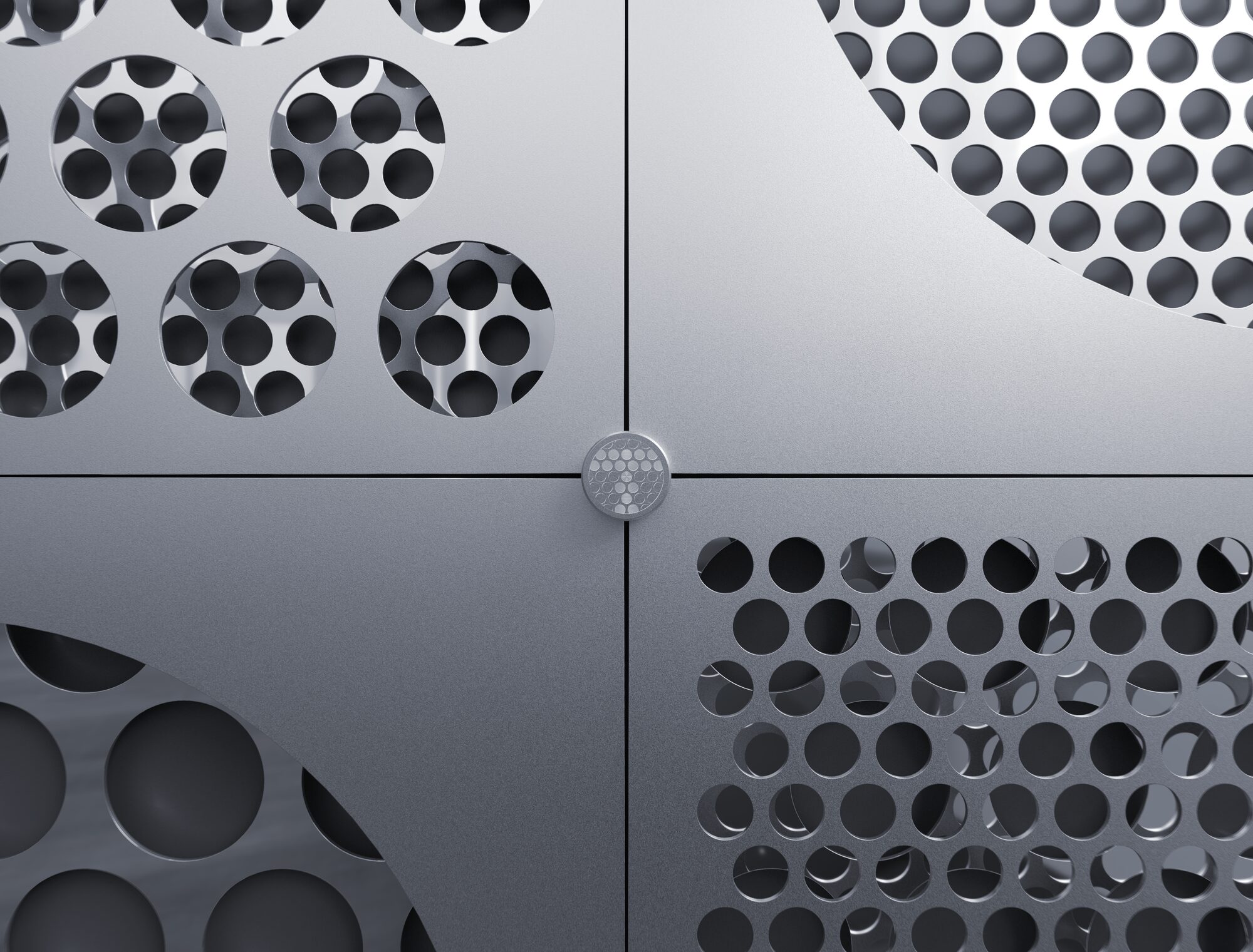 Tesserio — close-up of the perforation patterns