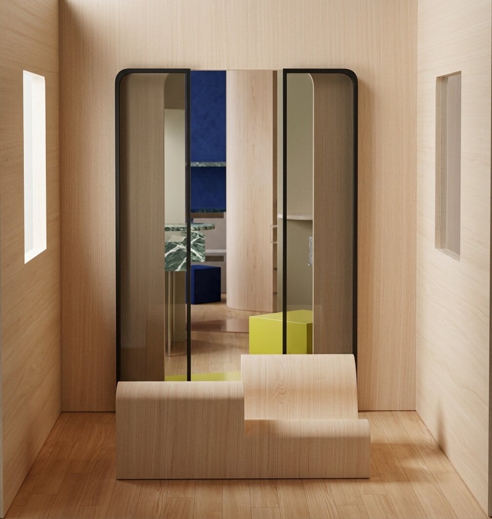 Train2Study — interior of a tiny house module